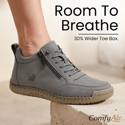 ComfyAir - Comfortable Orthopedic Zipper Hand-Stitched Slip-On Shoes