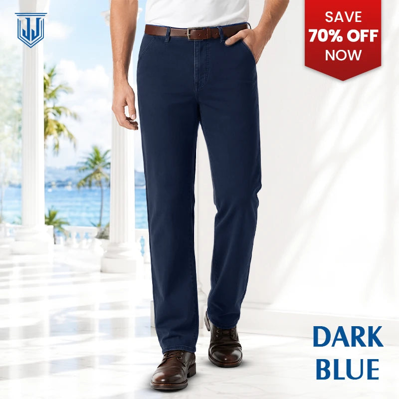 JettJeans - Men's Classic Straight Fit Stretch Jeans
