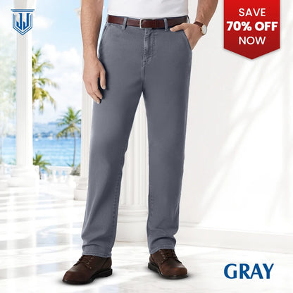 JettJeans - Men's Classic Straight Fit Stretch Jeans