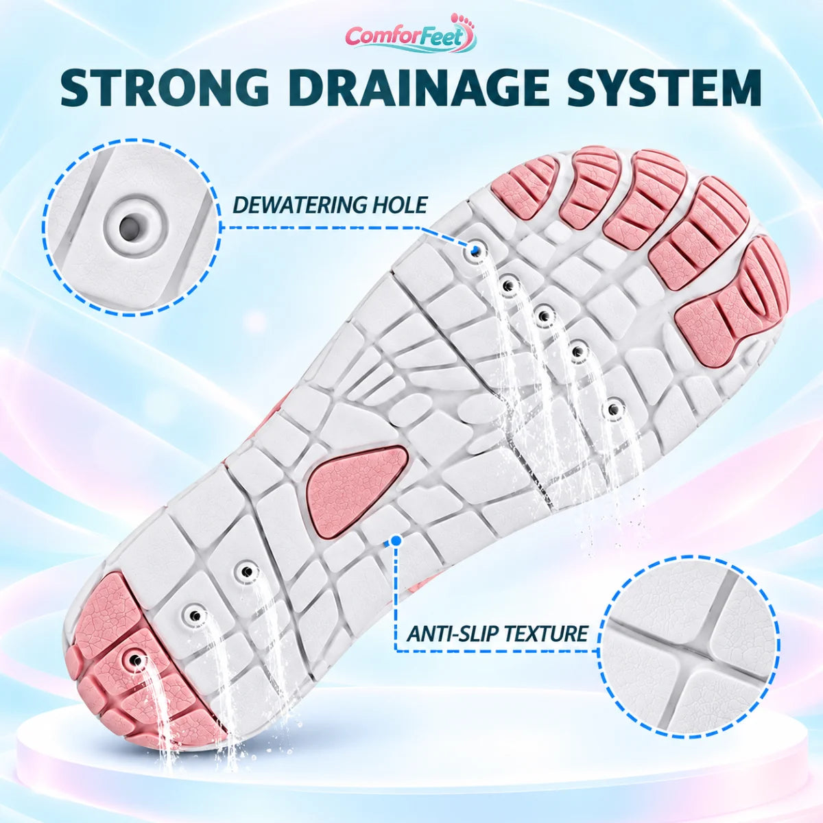 ComforFeet - Orthopedic Wide Toe Box Natural Fit Barefoot Shoes