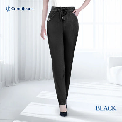 ComfiJeans - Flattering High Waist Ultra-Stretch Mom Jeans