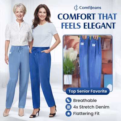 ComfiJeans - Flattering High Waist Ultra-Stretch Mom Jeans