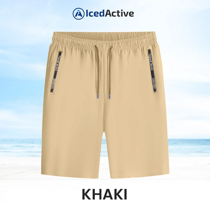 IcedActive - Women's Ice Silk Quick Drying Stretch Shorts
