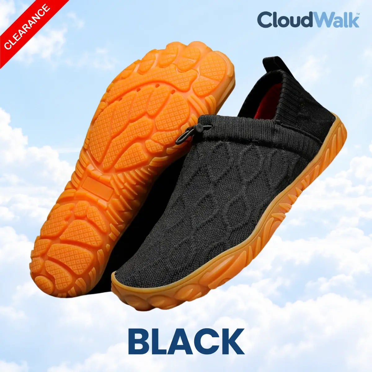 CloudWalk - Orthopedic Slip-On Pain Free Walking Barefoot Shoes