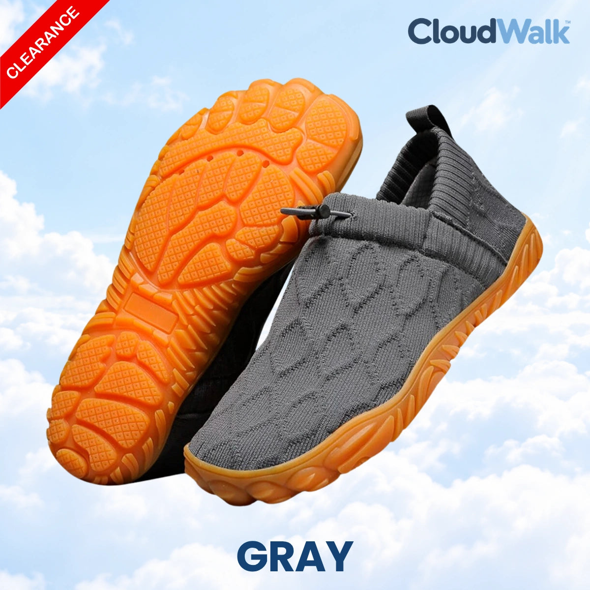 CloudWalk - Orthopedic Slip-On Pain Free Walking Barefoot Shoes