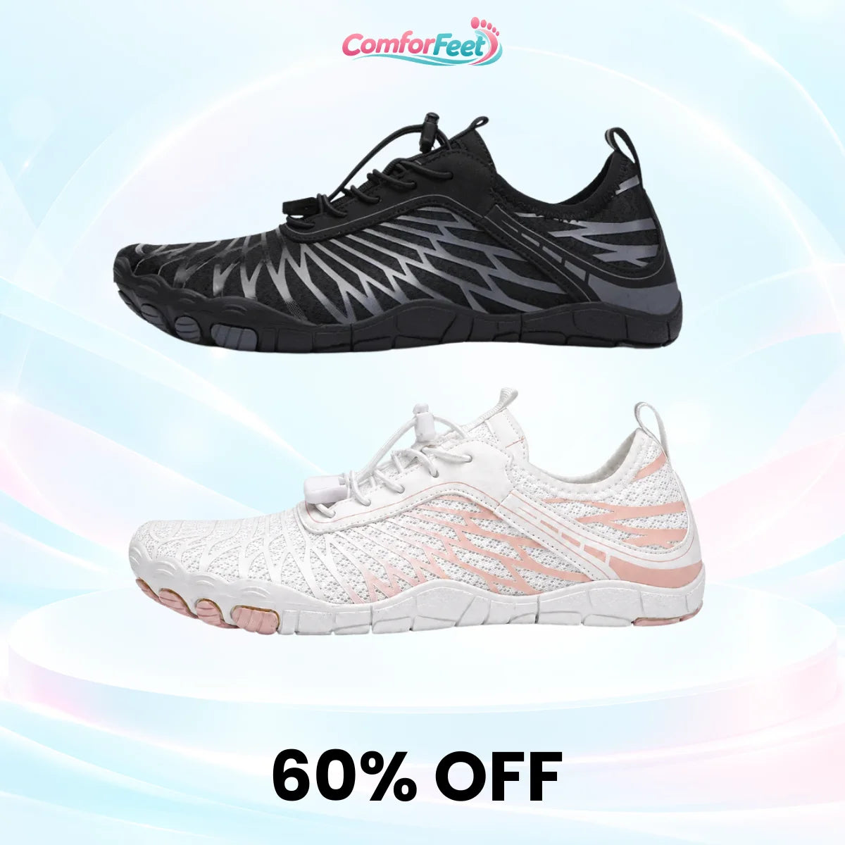 ComforFeet - Orthopedic Wide Toe Box Natural Fit Barefoot Shoes