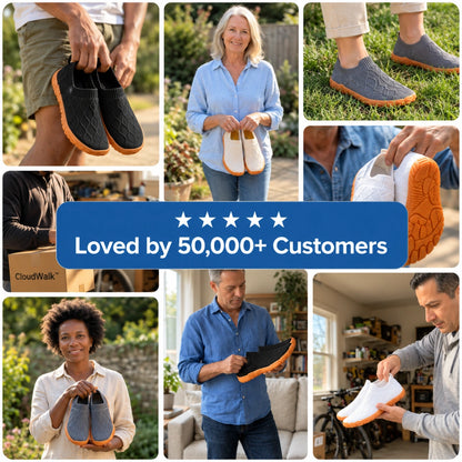 CloudWalk - Orthopedic Slip-On Pain Free Walking Barefoot Shoes