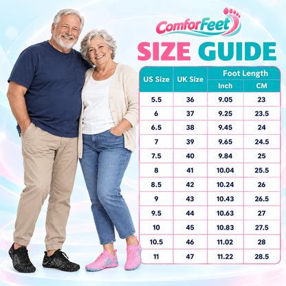 ComforFeet - Orthopedic Wide Toe Box Natural Fit Barefoot Shoes