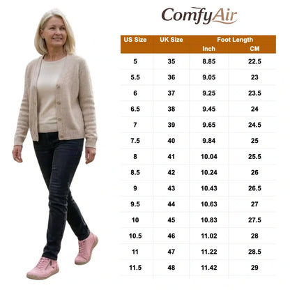 ComfyAir - Comfortable Orthopedic Zipper Hand-Stitched Slip-On Shoes