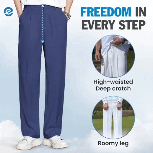 EaseMotions - Super Stretch Ice Silk Comfort Everyday Pants