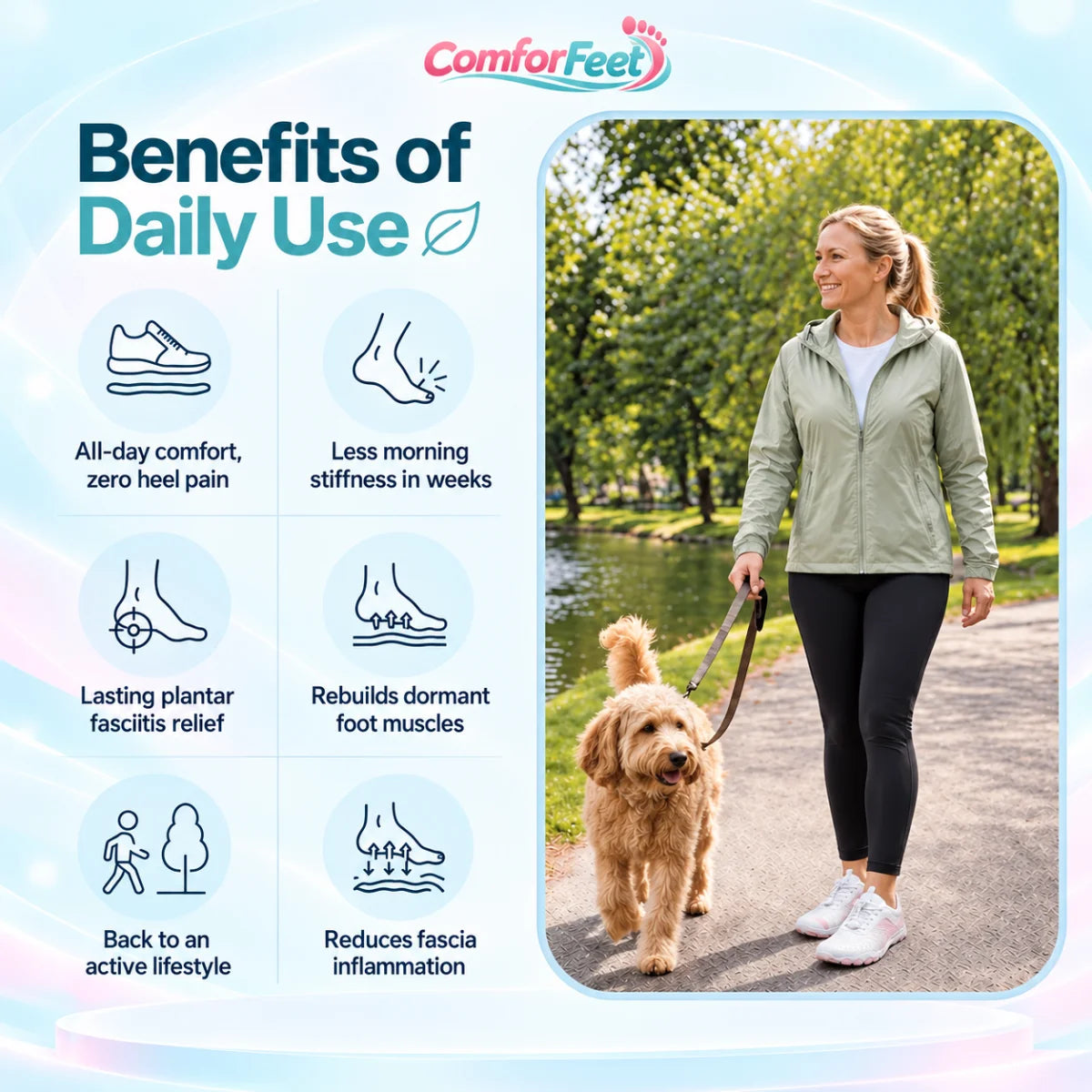 ComforFeet - Orthopedic Wide Toe Box Natural Fit Barefoot Shoes