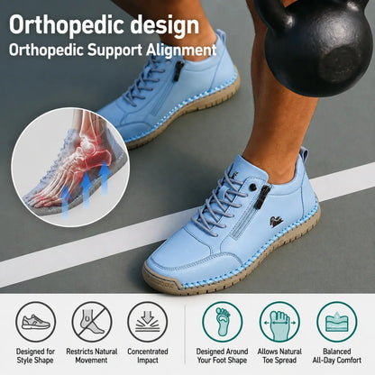 ComfyAir - Comfortable Orthopedic Zipper Hand-Stitched Slip-On Shoes