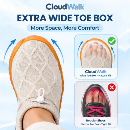 CloudWalk - Orthopedic Slip-On Pain Free Walking Barefoot Shoes