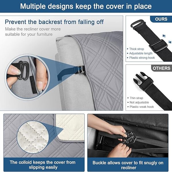 Non-Slip Recliner Chair Cover