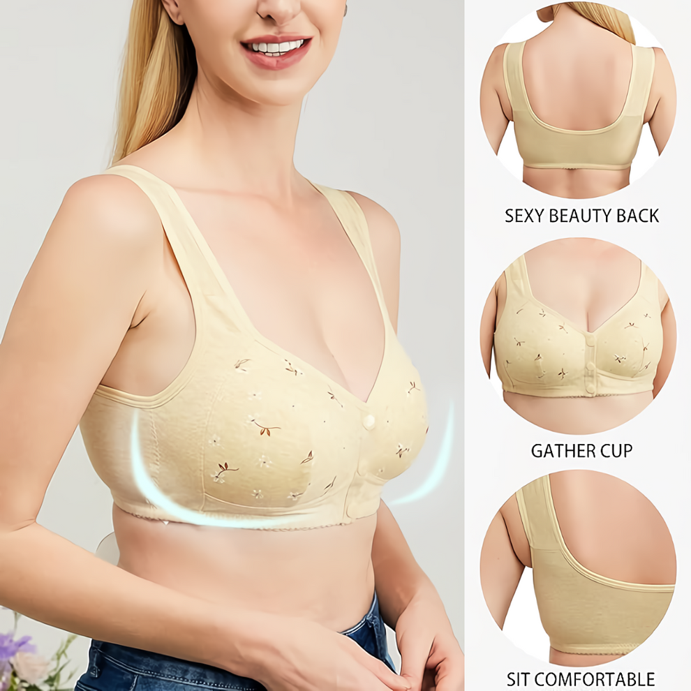 Daisy Bra - Comfortable & Convenient Front Button Bra