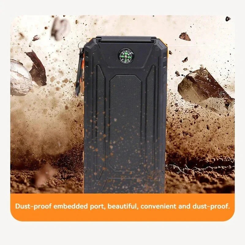 10000mAh Solar Charging Power Bank