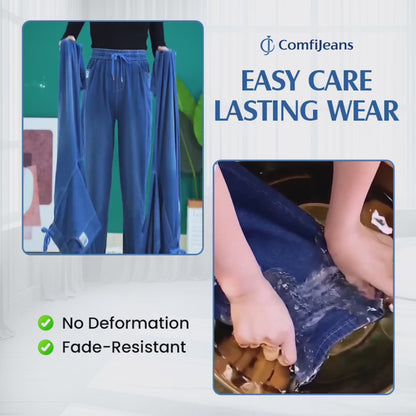 ComfiJeans - Flattering High Waist Ultra-Stretch Mom Jeans